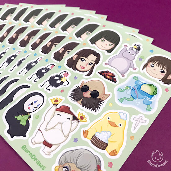 Spirited Away Stickersheet