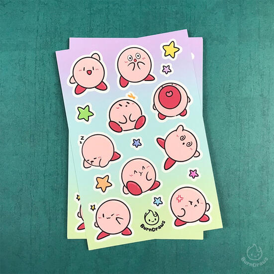 Kirby Stickersheet