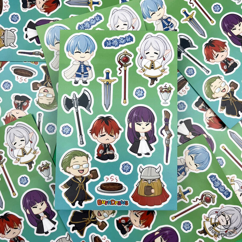 Frieren Stickersheet