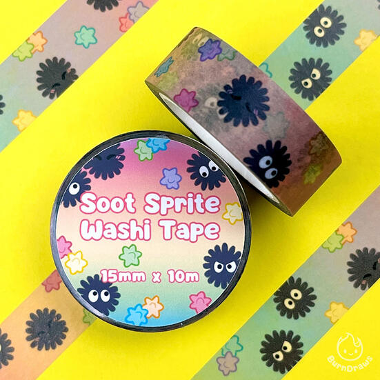 Soot Sprite Washi Tape | 15mm x 10m