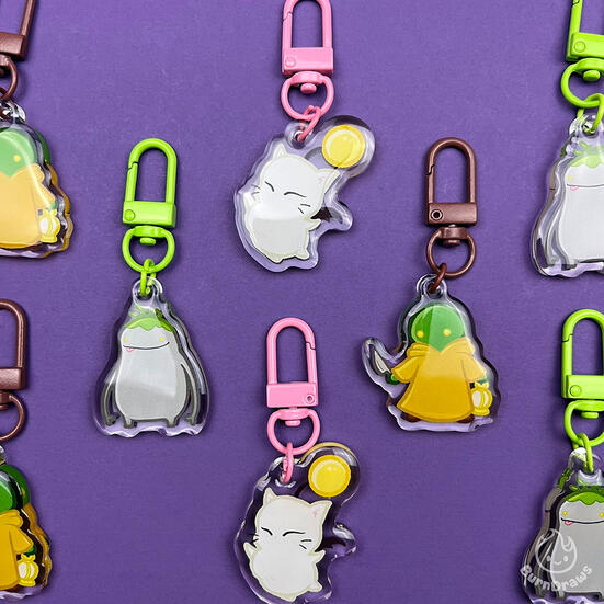 FFXIV Minion Keychain | 1.5&quot; Acrylic Charm