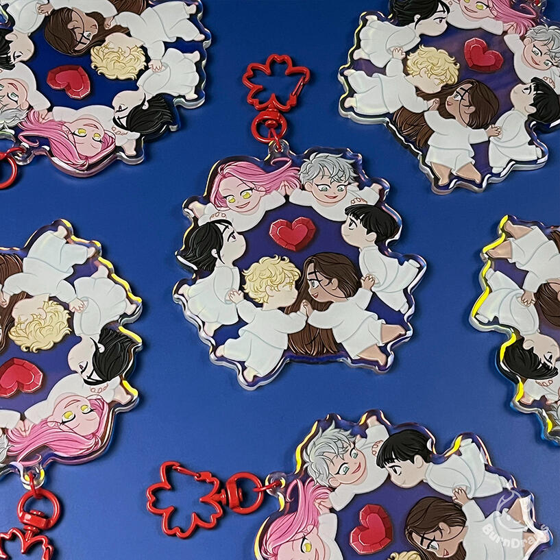 Alien Stage Keychain | 3.5" Acrylic Charm