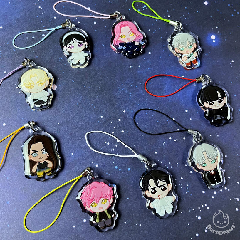 Alien Stage Keychain | 1.5" Acrylic Phone Charm