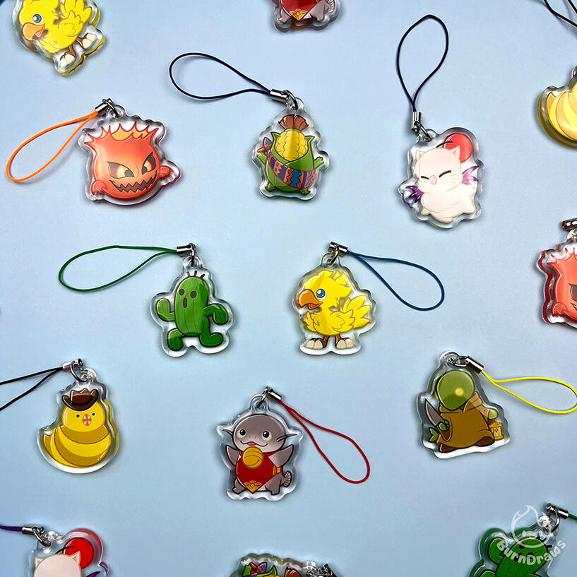 FFXIV Minion Keychain | 1.5" Acrylic Phone Charm