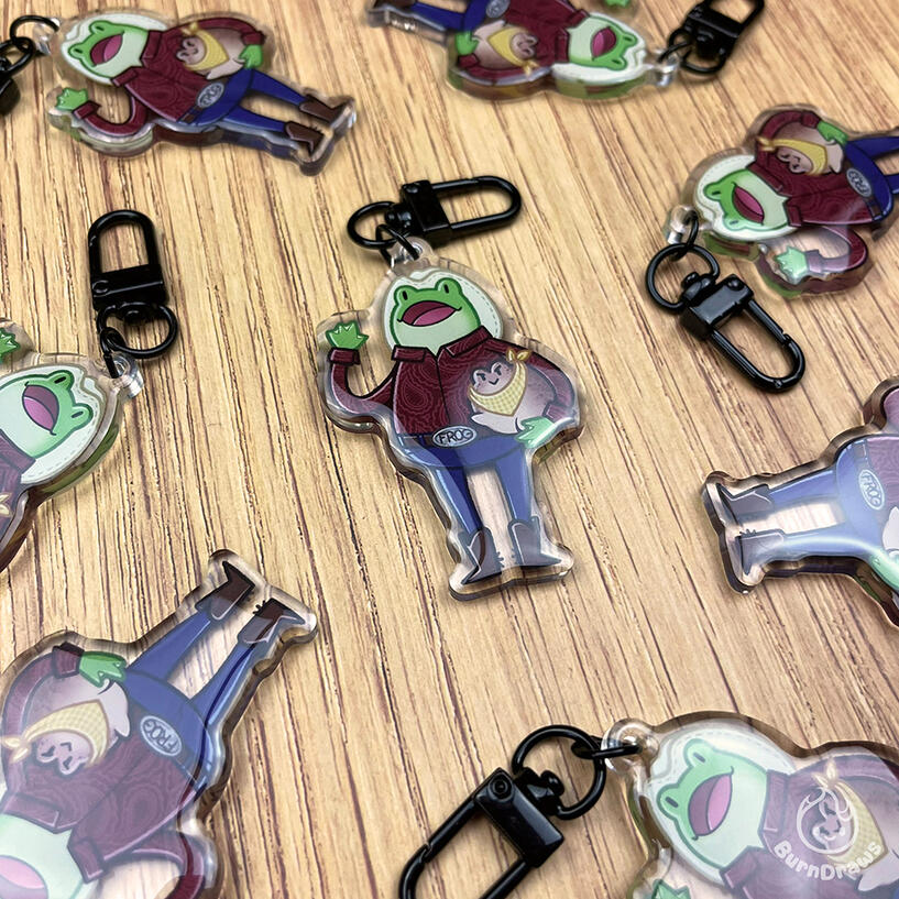 Bean & Pinto Keychain | 2.5" Acrylic Charm