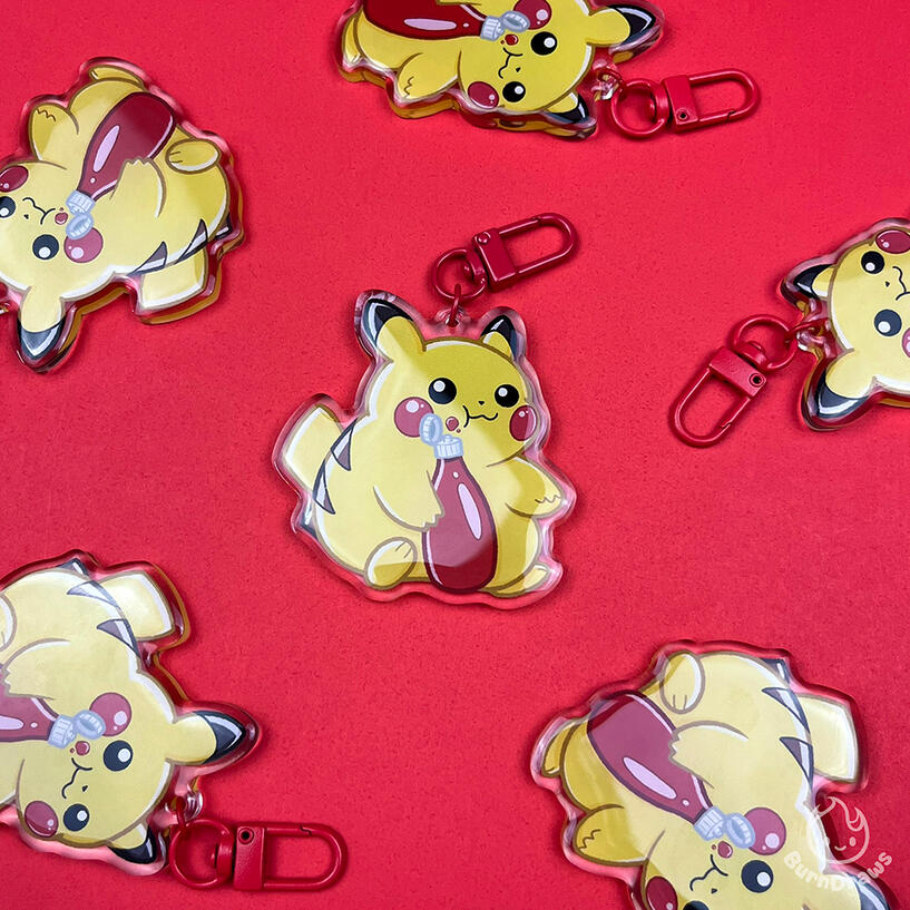 Pokémon Pikachu Keychain | 2.5" Acrylic Charm