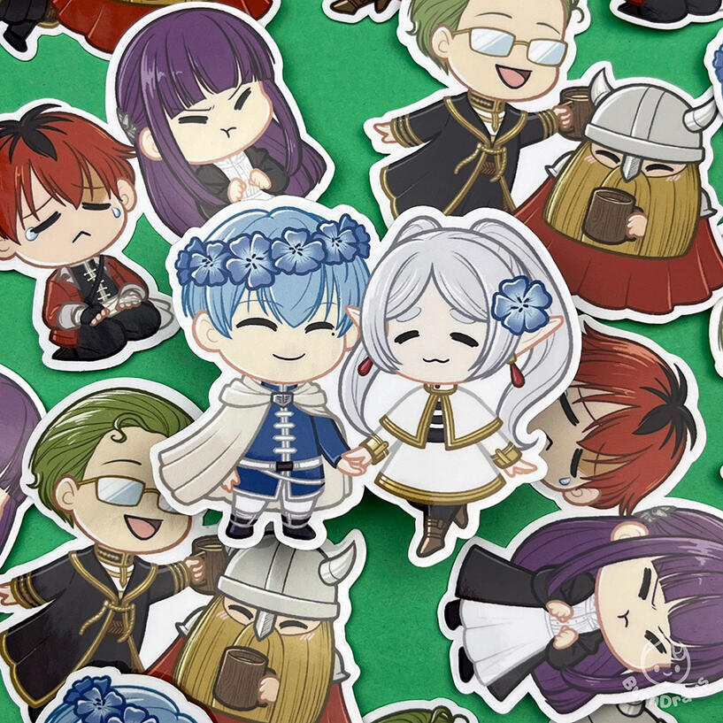 3" Frieren Stickers