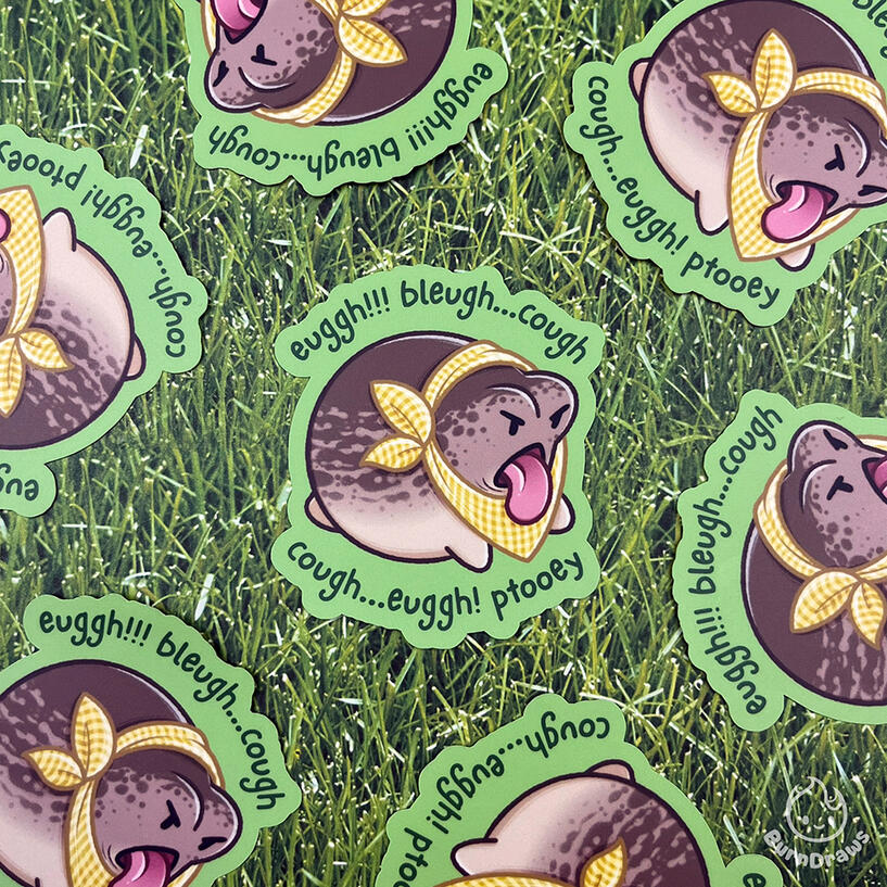 3" Pinto Bleugh Stickers