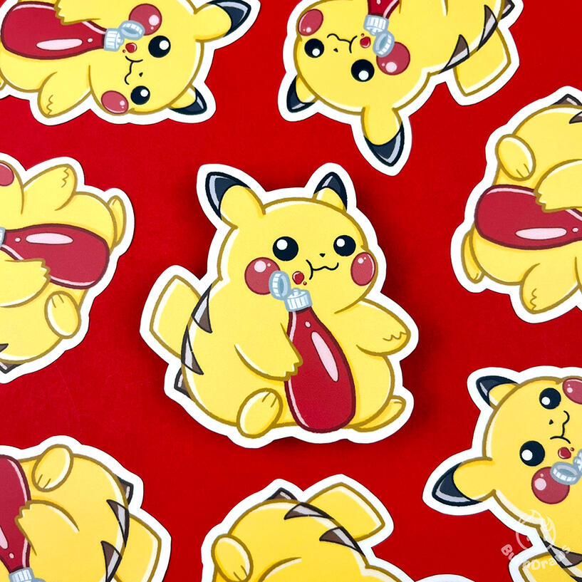 3" Pikachu Sticker