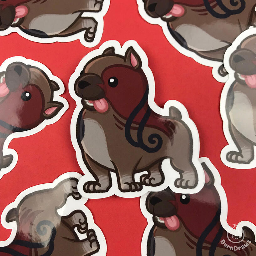 3" Dragon Age Mabari Sticker