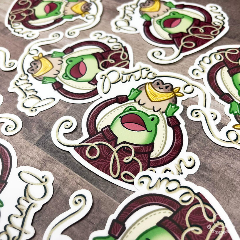 3" Pinto Bean Sticker