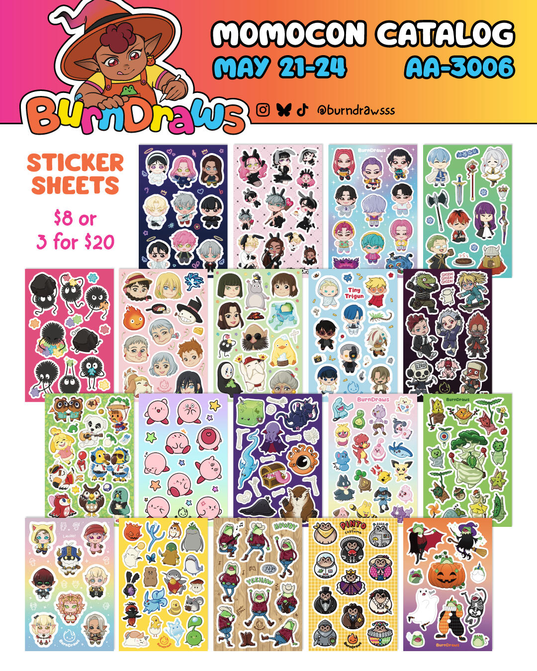 Catalog: Stickersheets