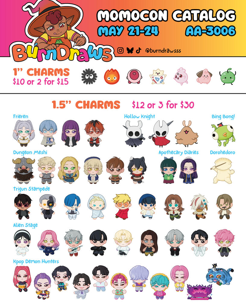 Catalog: Charms Part 1