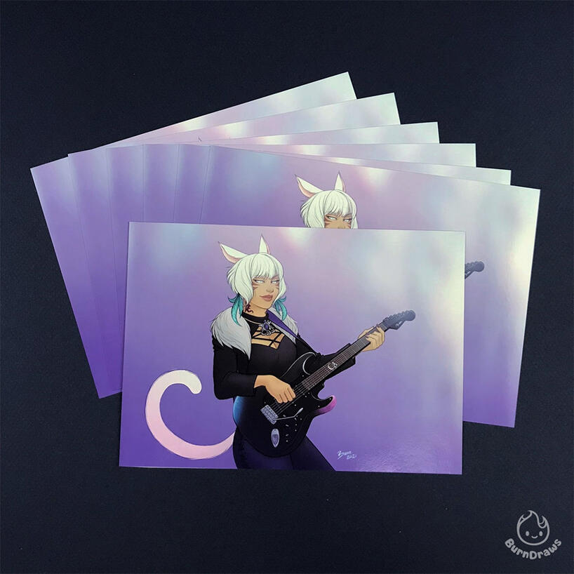 FFXIV Y'shtola Rockin Out Prints