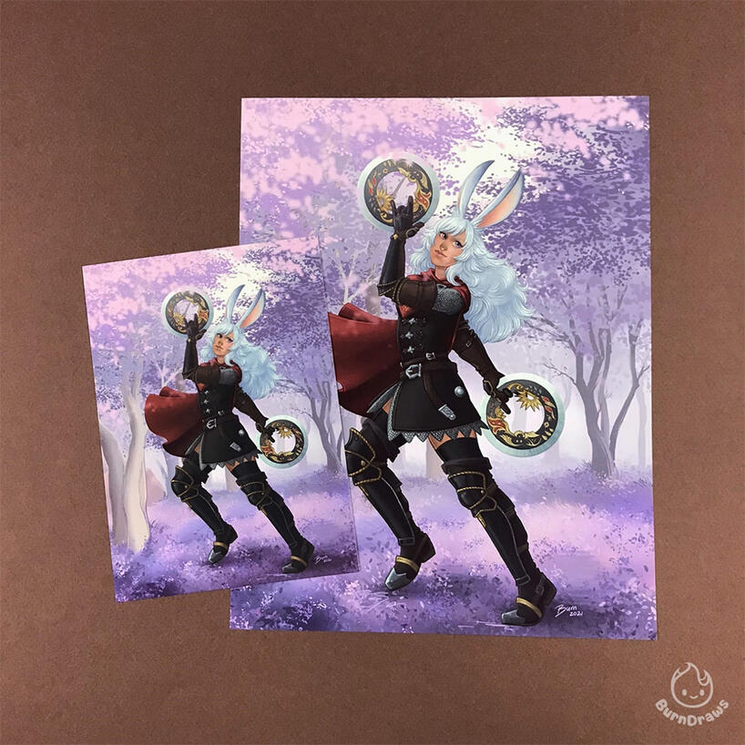 FFXIV Shadowbringers Lyna Prints